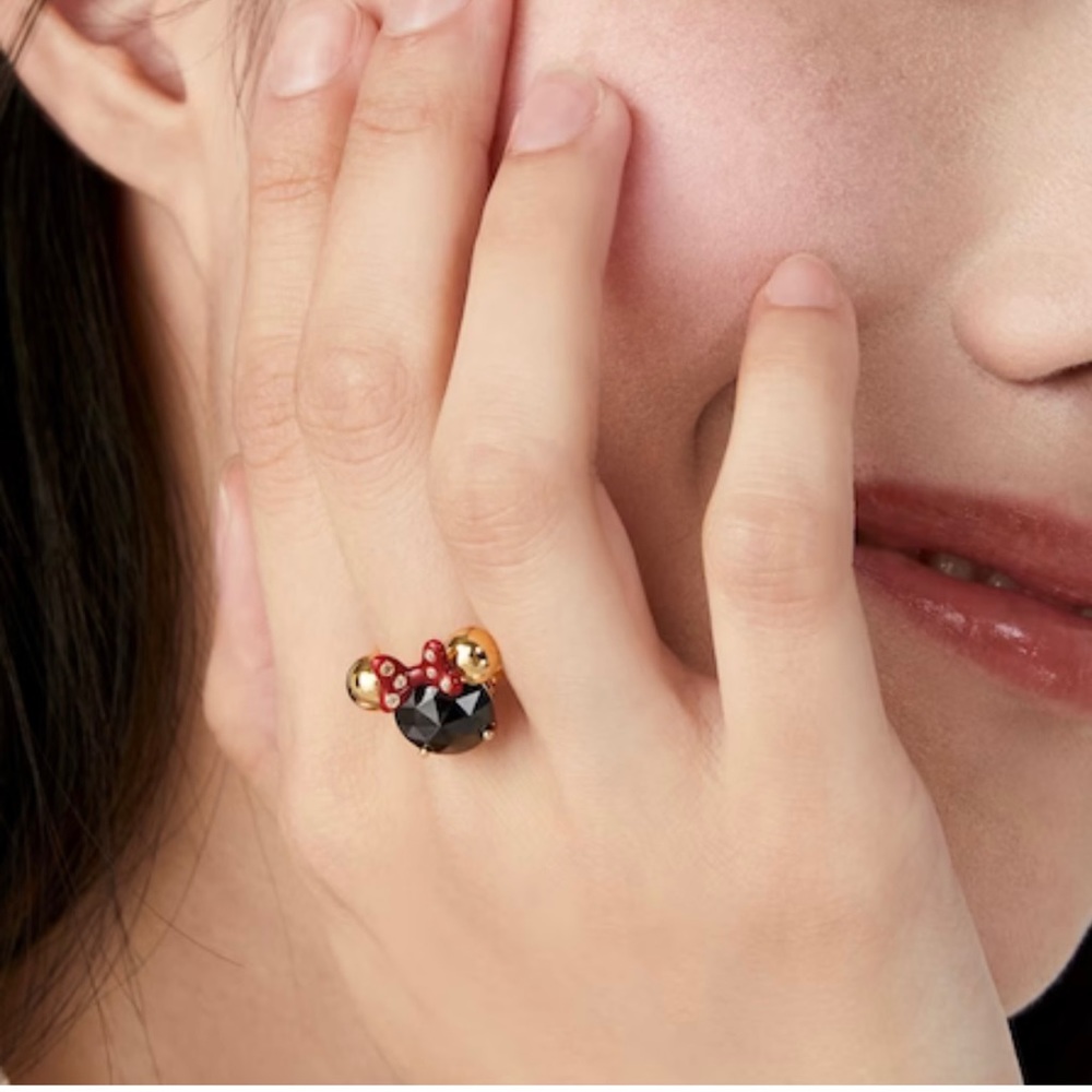 Kate Spade x Disney - NWT Sz 8 Minnie Mouse Ring - Picture 2 of 4